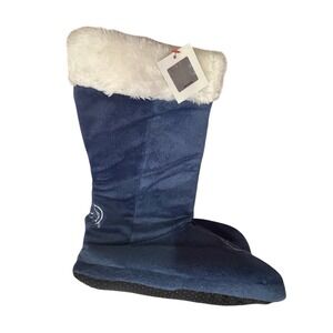 Penn State Nittany Lions Mid Calf Slippers Womens Sz 9 - 10 Large Blue White NWT
